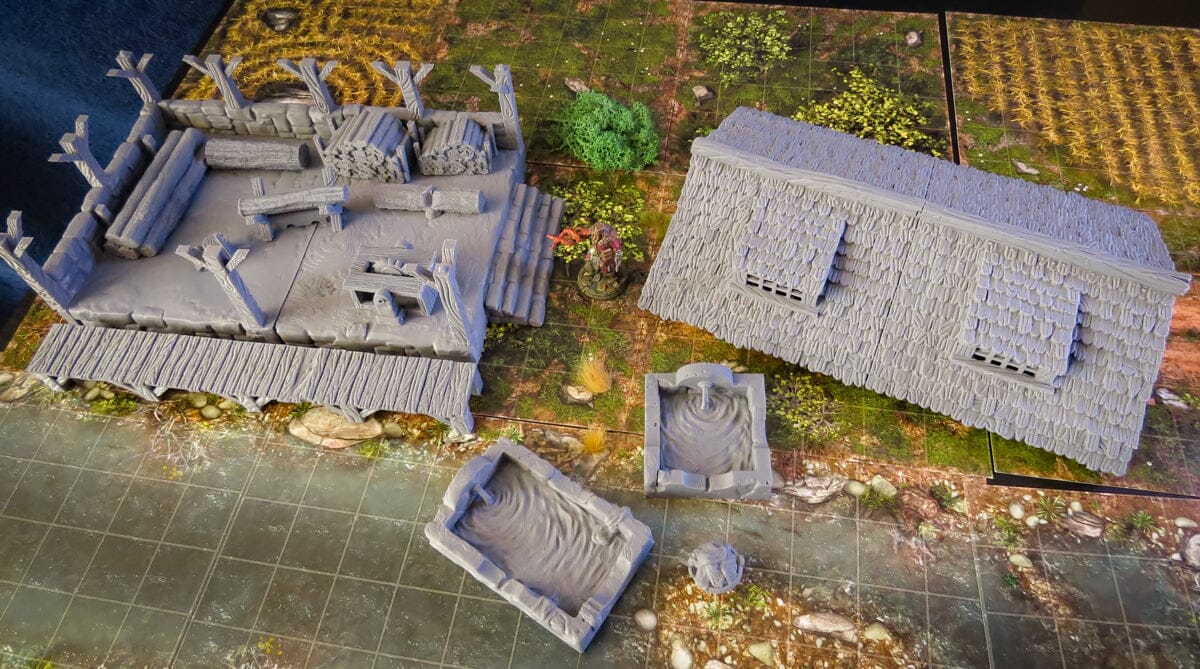 Tabletop Gelände - City of Tarok - Woodcutter Black Scrolls Games