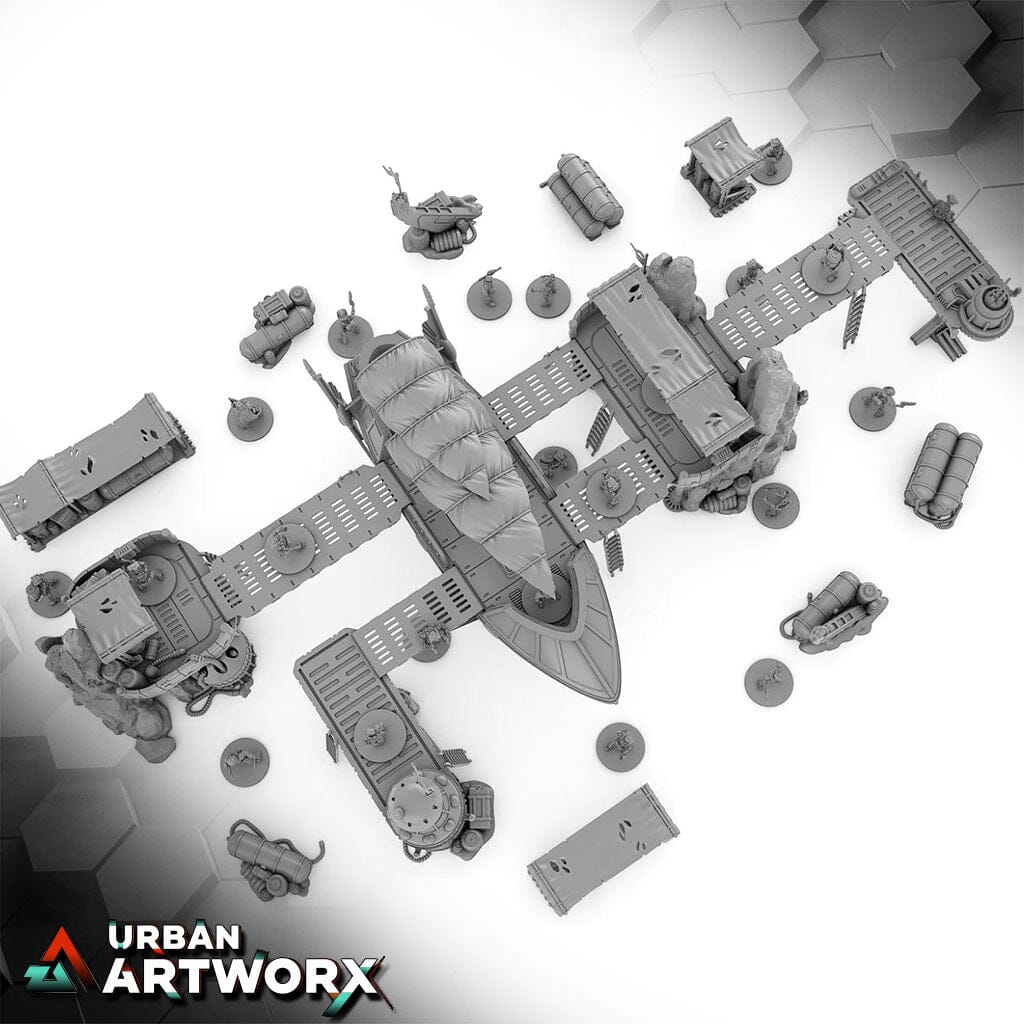 Tabletop Gelände - Imperial Terrain - Pirates Outpost by Jésus Imperial Terrain