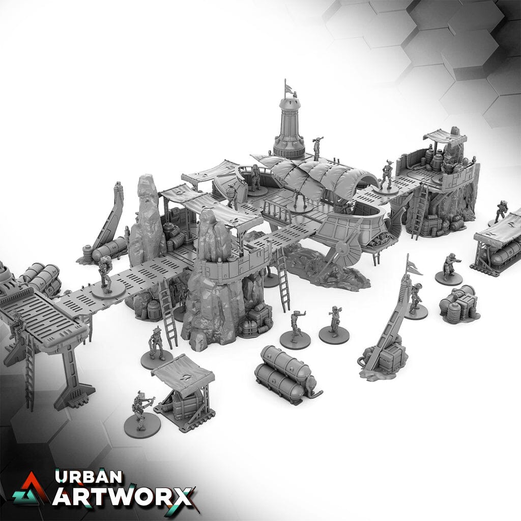 Tabletop Gelände - Imperial Terrain - Pirates Outpost by Jésus Imperial Terrain