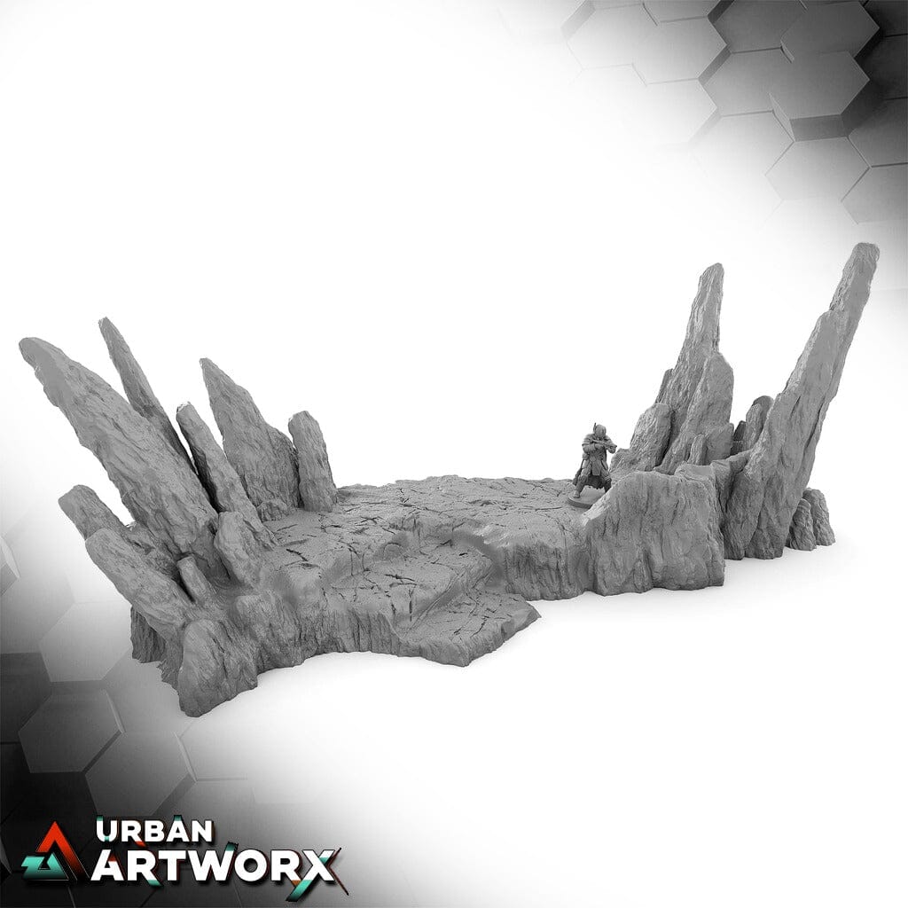 Tabletop Gelände - Imperial Terrain - This is the Terrain Set 1 Imperial Terrain Big Elevated 01