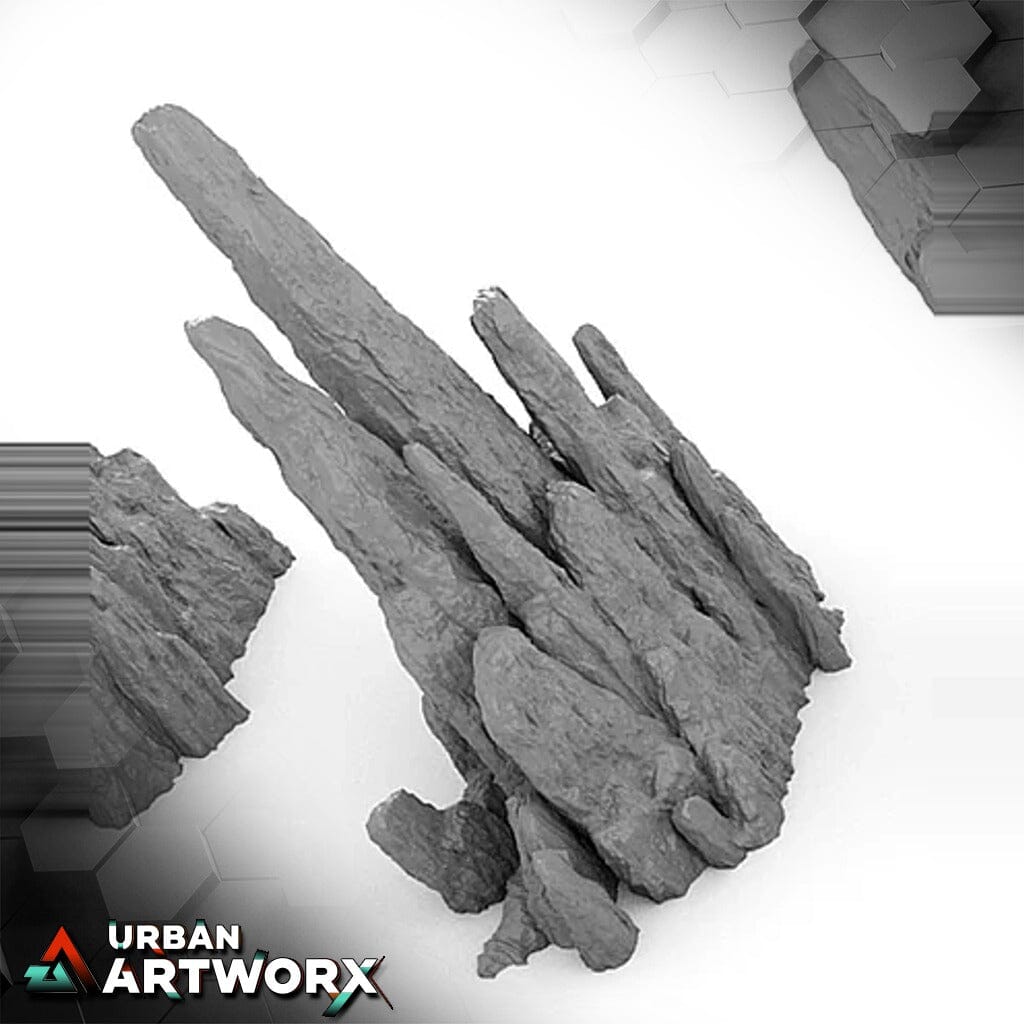 Tabletop Gelände - Imperial Terrain - This is the Terrain Set 1 Imperial Terrain Big Single Rocks 02