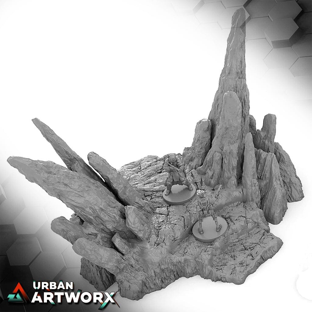 Tabletop Gelände - Imperial Terrain - This is the Terrain Set 1 Imperial Terrain Small Elevated Terrain 01