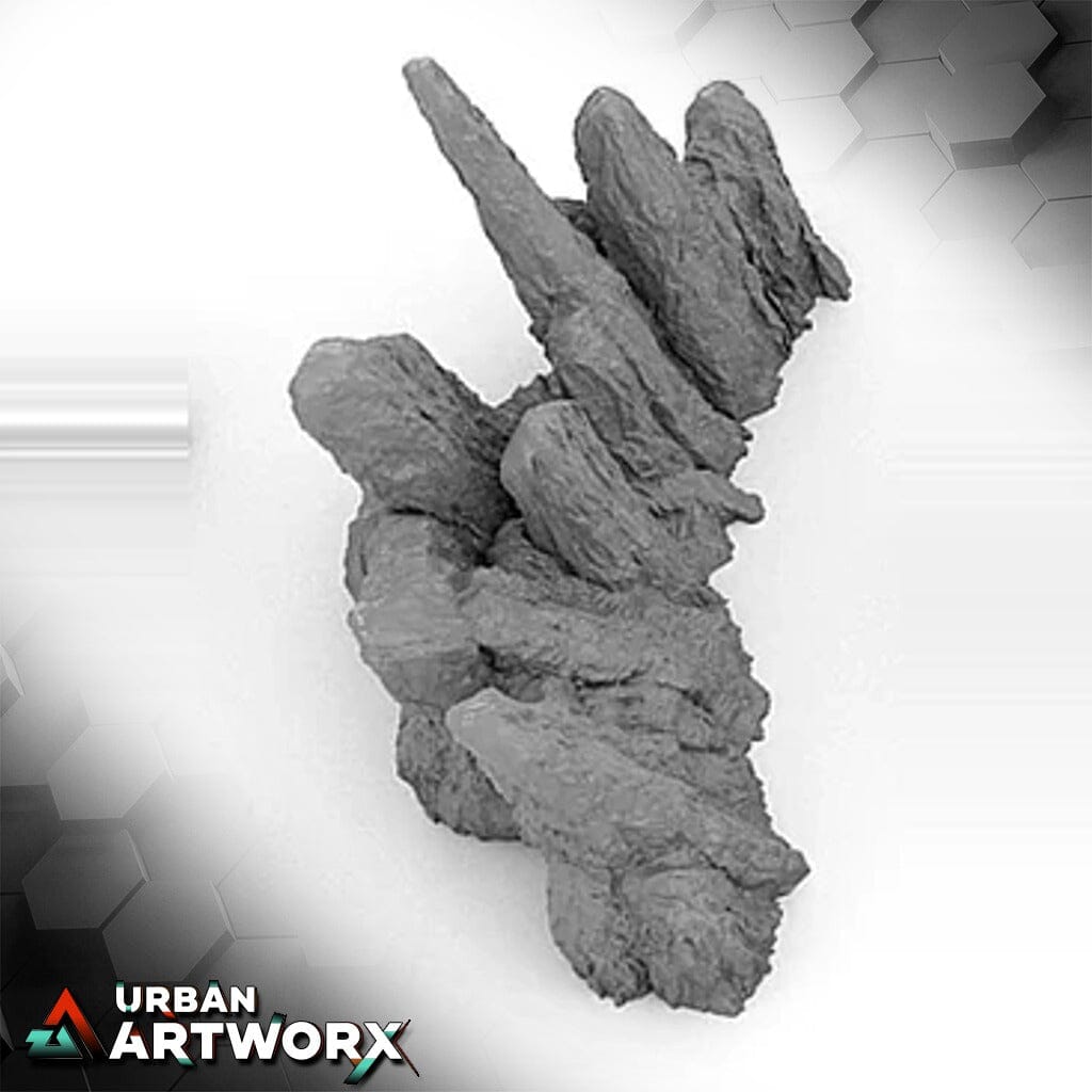 Tabletop Gelände - Imperial Terrain - This is the Terrain Set 1 Imperial Terrain Small Single Rocks 03