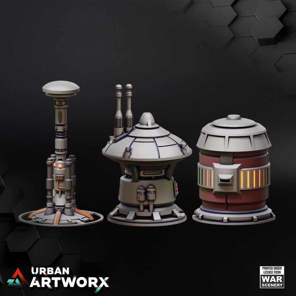 Tabletop Gelände - Massa'dun - Fertilizer & Defrosters War Scenery