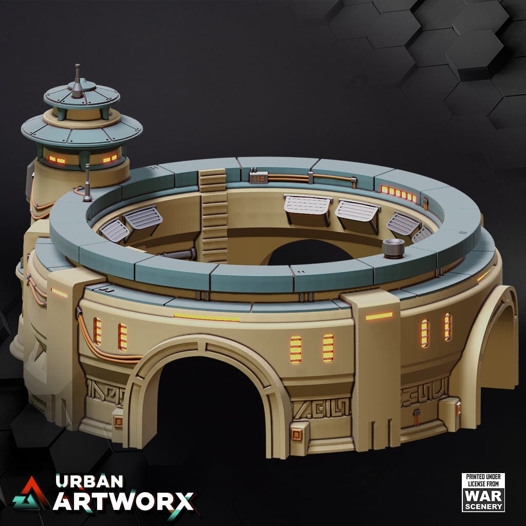 Tabletop Gelände - Massa'dun - Spaceport War Scenery