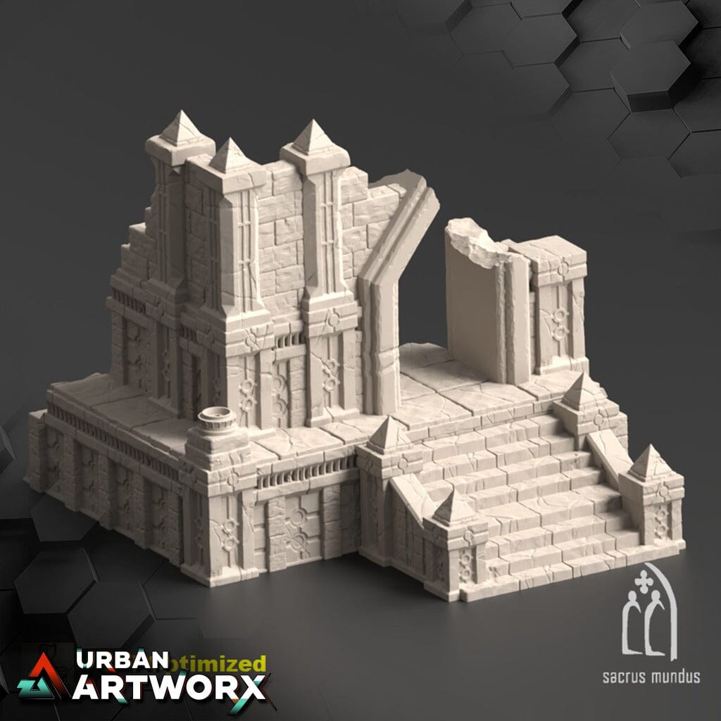Tabletop Gelände - Sacrusmundus - Ashkaris - Temple Ruins Sacrusmundus