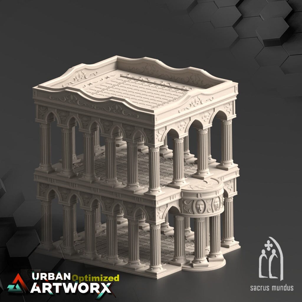 Tabletop Gelände - Sacrusmundus - Carnavex - Building D Sacrusmundus