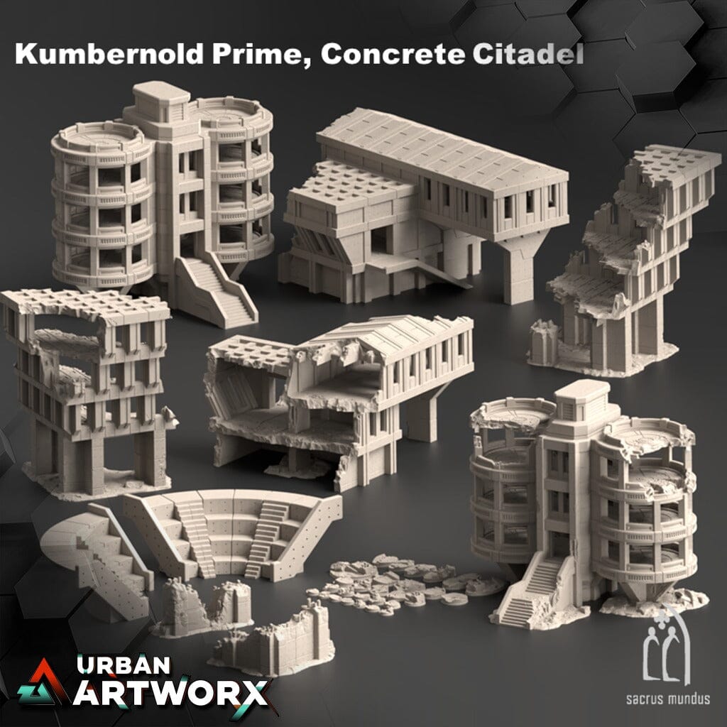 Tabletop Gelände - Sacrusmundus - Kumbernold Prime - Complete Set Sacrusmundus