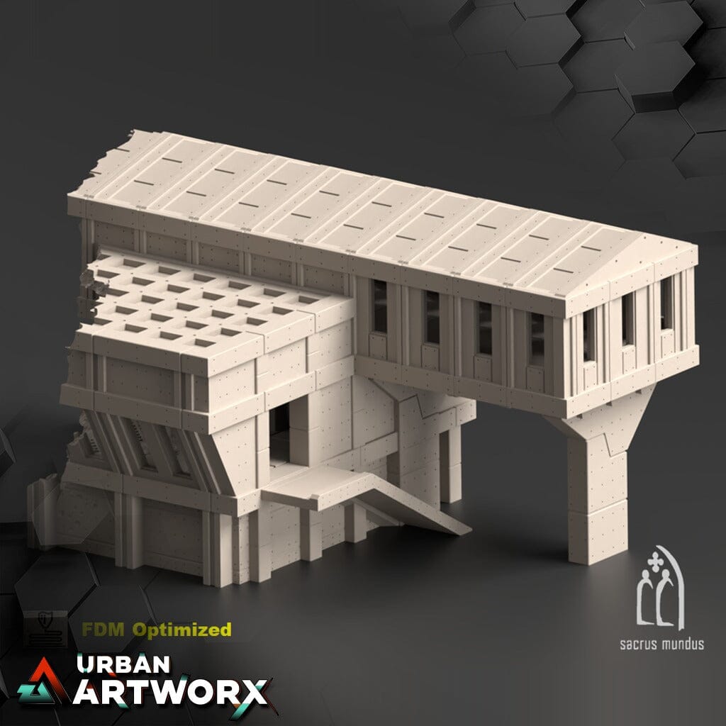 Tabletop Gelände - Sacrusmundus - Kumbernold Prime - Town Hall A Sacrusmundus