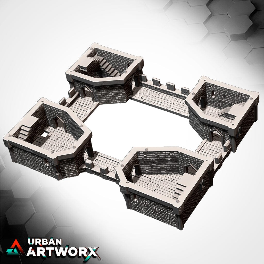Tabletop Gelände - Txarli Factory - Castle Txarli Factory