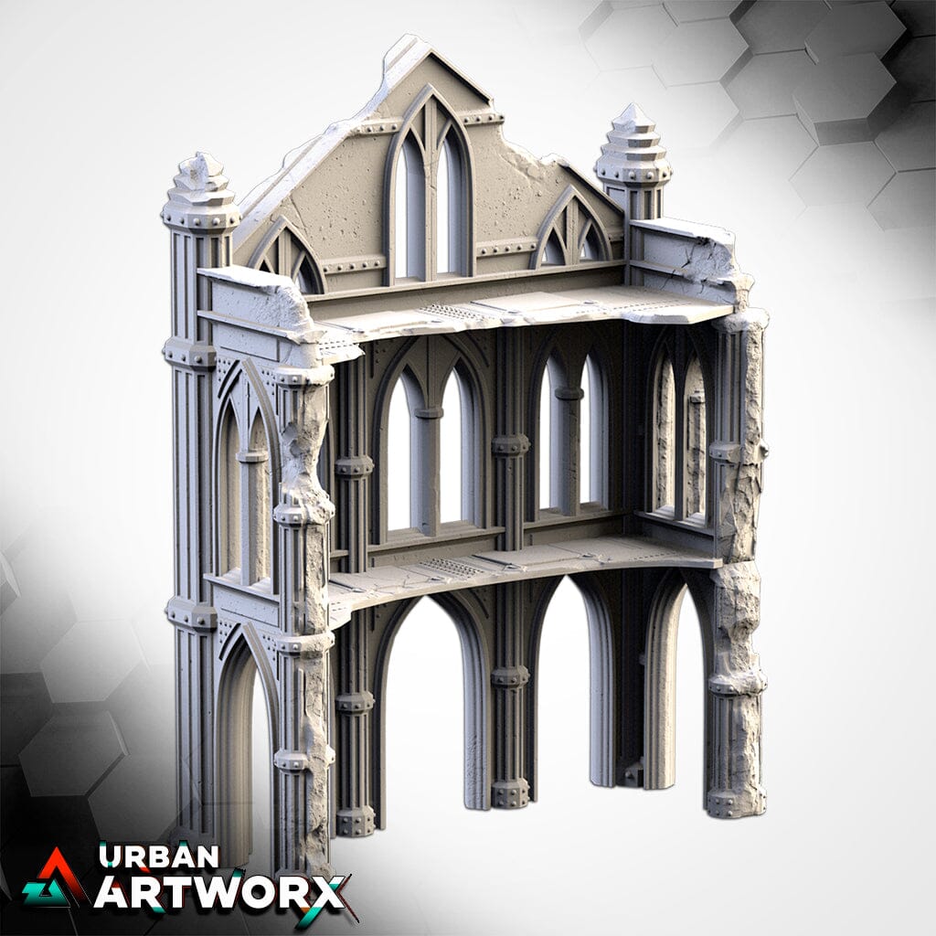 Tabletop Gelände - Txarli Factory - Cathedral Ruins Txarli Factory