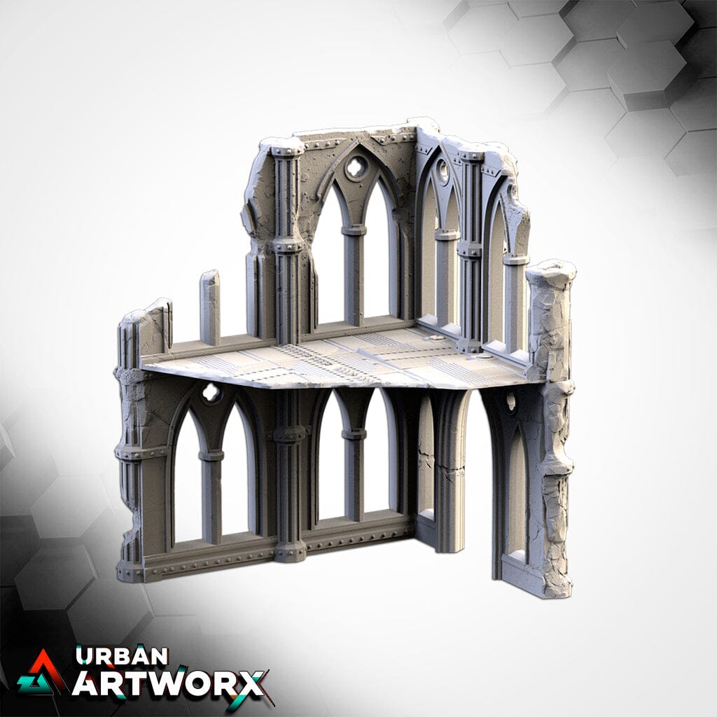 Tabletop Gelände - Txarli Factory - Cathedral Ruins Txarli Factory