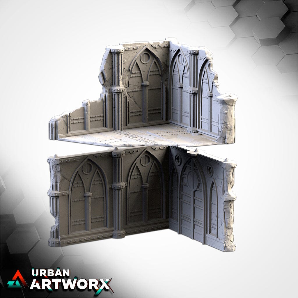 Tabletop Gelände - Txarli Factory - Cathedral Ruins Txarli Factory