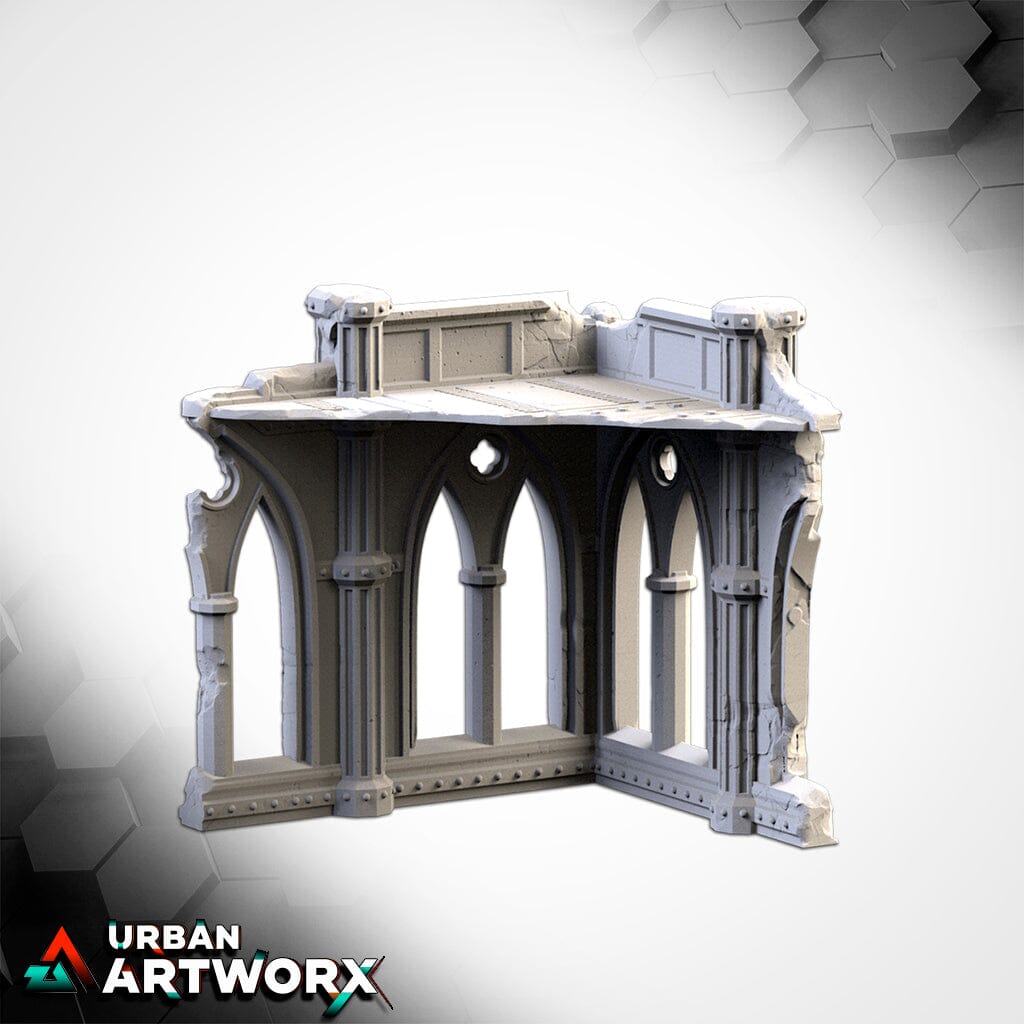 Tabletop Gelände - Txarli Factory - Cathedral Ruins Txarli Factory