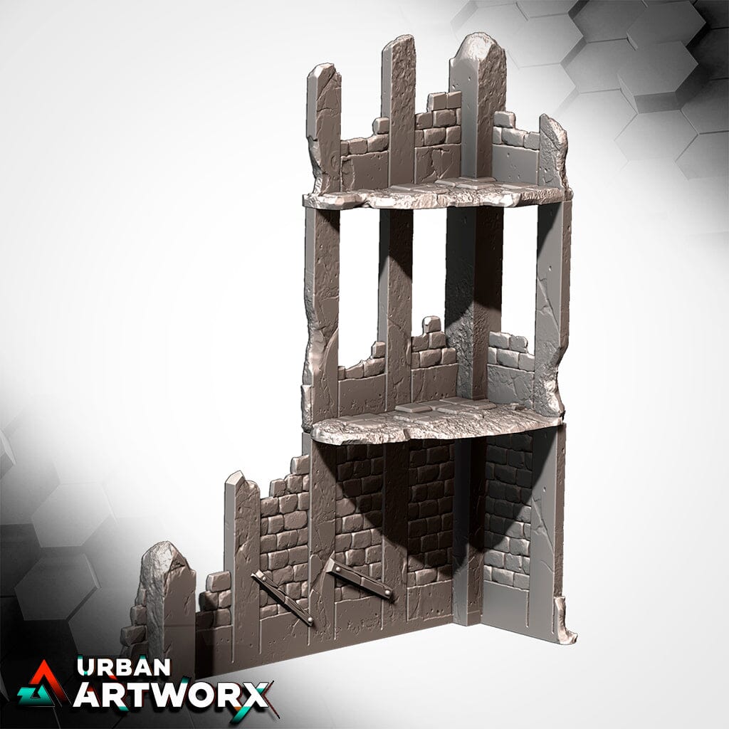 Tabletop Gelände - Txarli Factory - City Ruins (Old) GW Txarli Factory