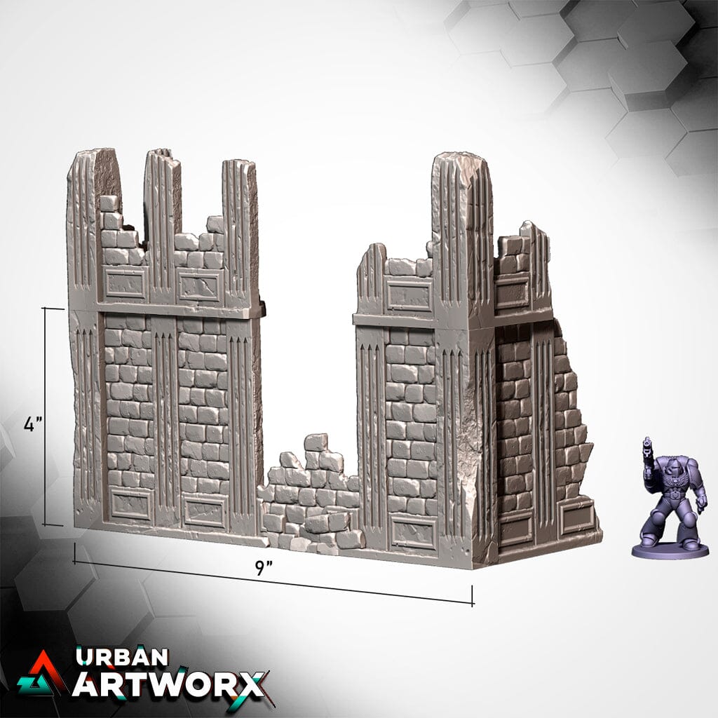 Tabletop Gelände - Txarli Factory - City Ruins (Old) GW Txarli Factory Building 01