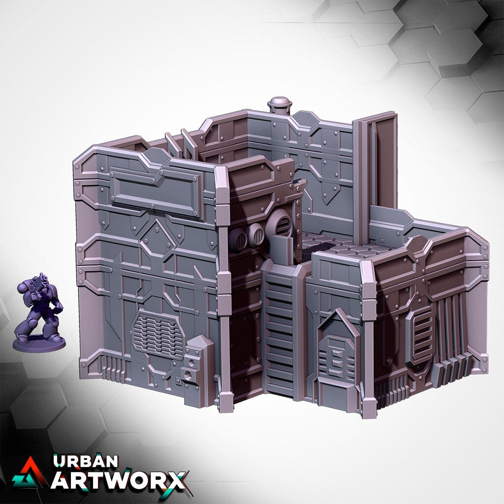 Tabletop Gelände - Txarli Factory - City Sci Fi Txarli Factory Building 04