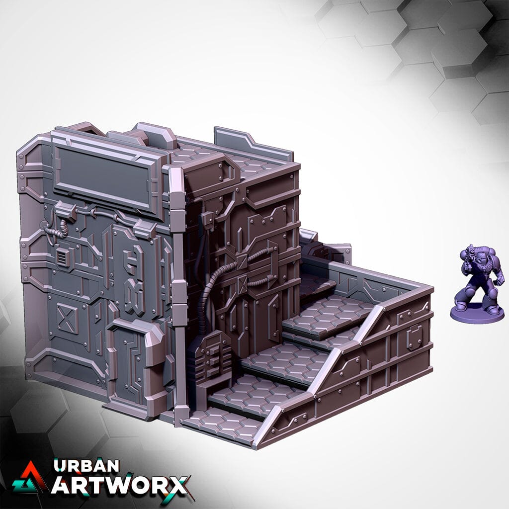 Tabletop Gelände - Txarli Factory - City Sci Fi Txarli Factory Building 05