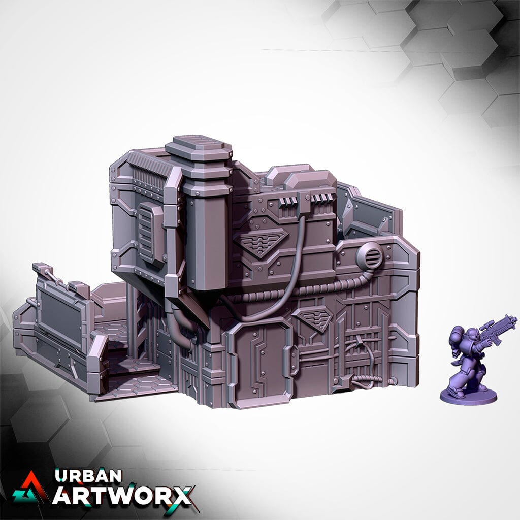 Tabletop Gelände - Txarli Factory - City Sci Fi Txarli Factory Building 06