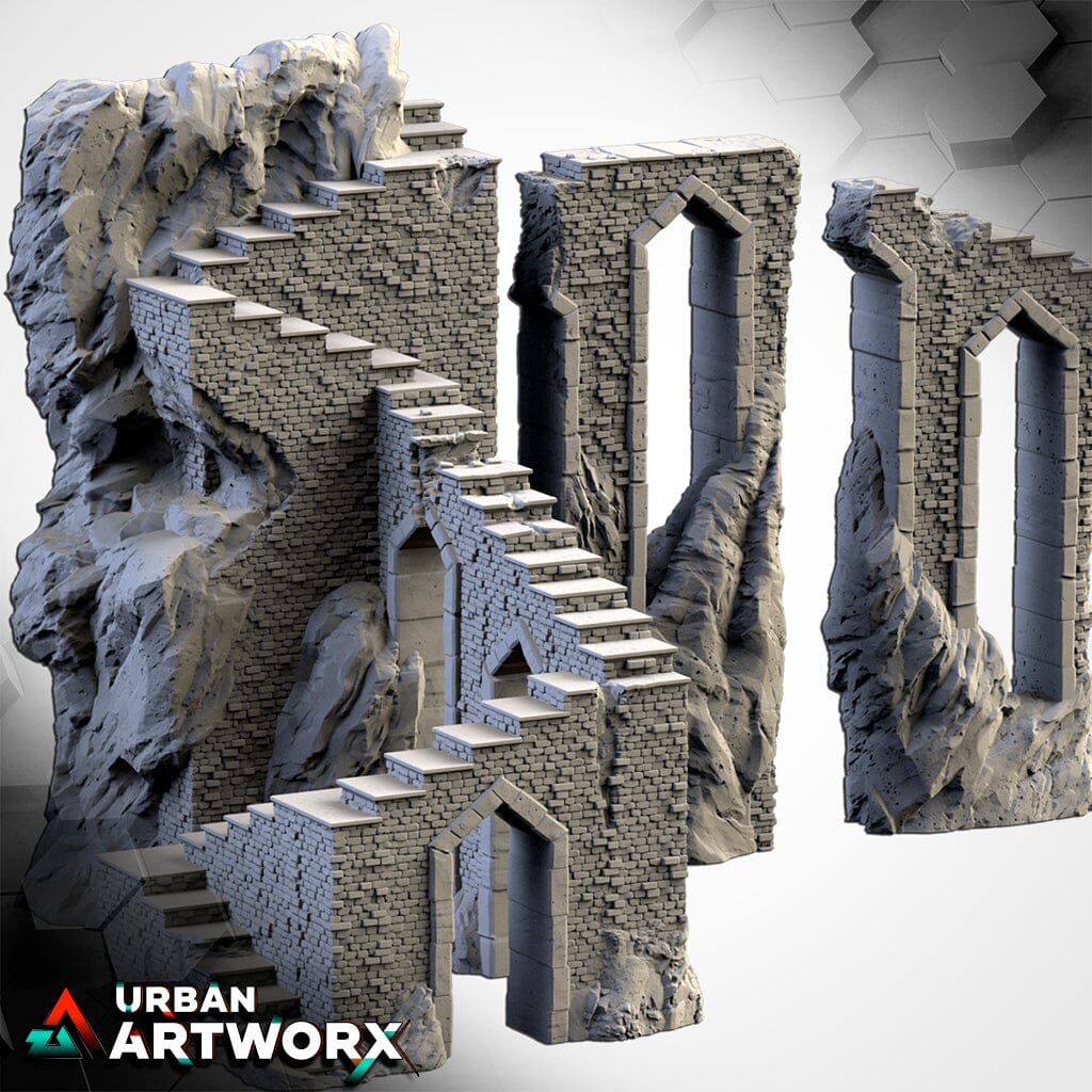 Tabletop Gelände - Txarli Factory - Dwarven Mines Txarli Factory Arch 01