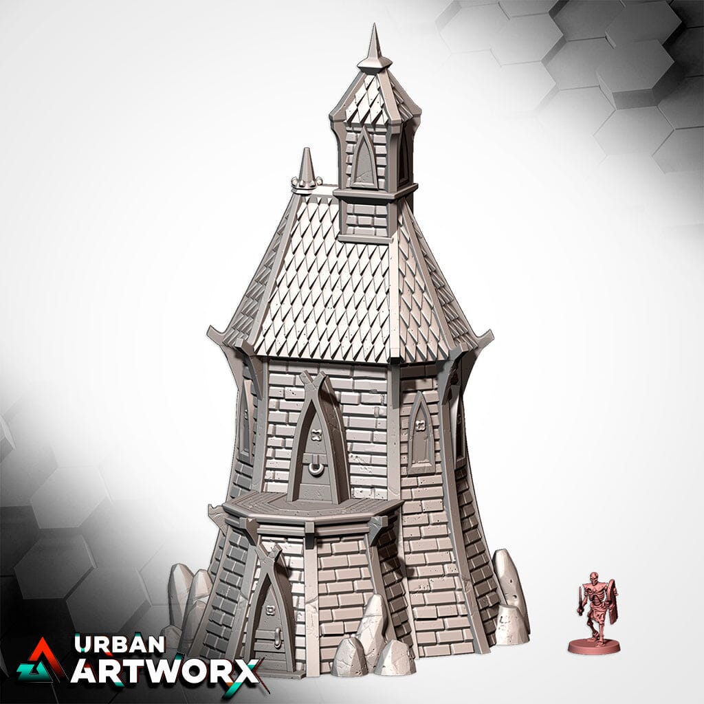 Tabletop Gelände - Txarli Factory - Elven Buildings Txarli Factory Tower 03