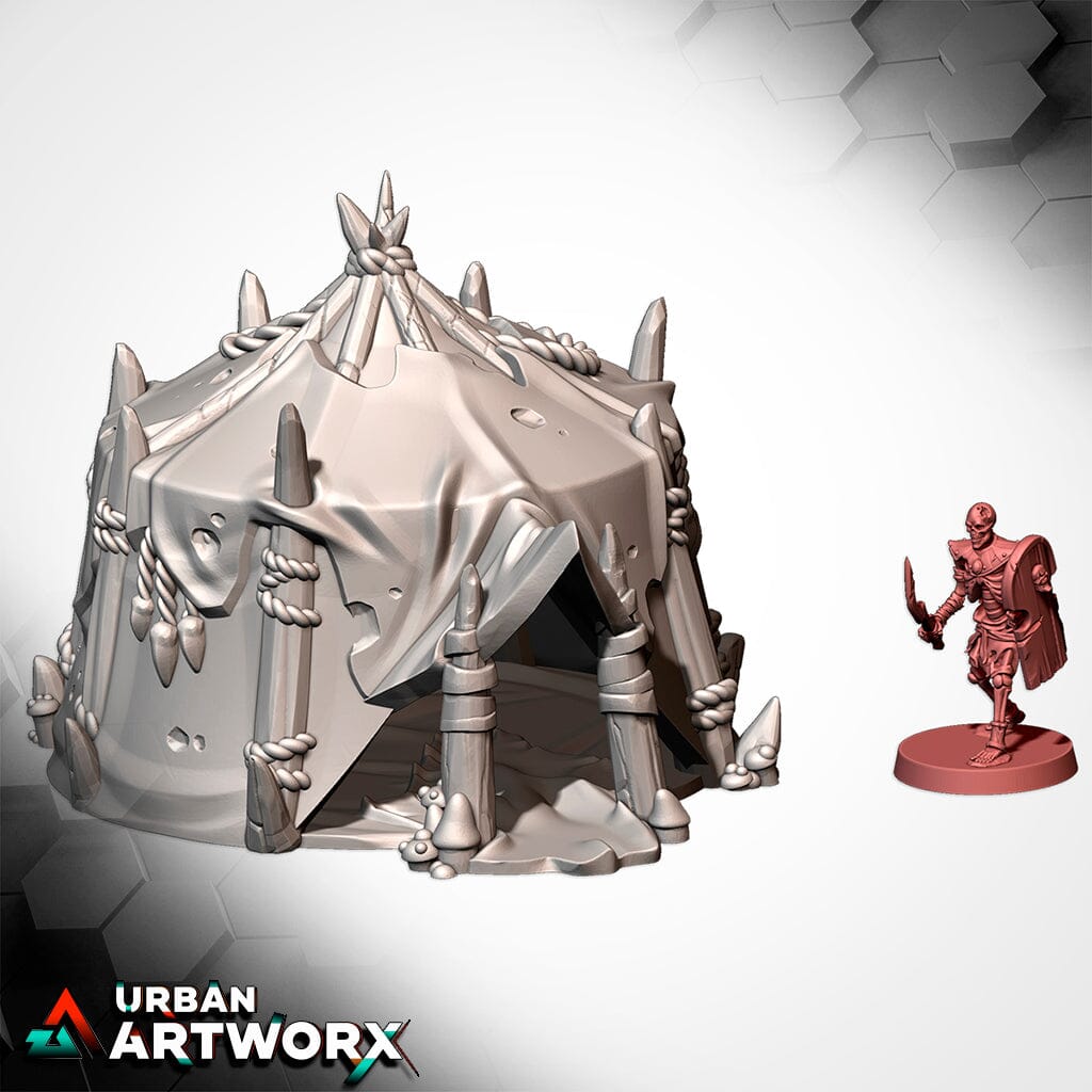 Tabletop Gelände - Txarli Factory - Goblin Camp Txarli Factory Tent 03