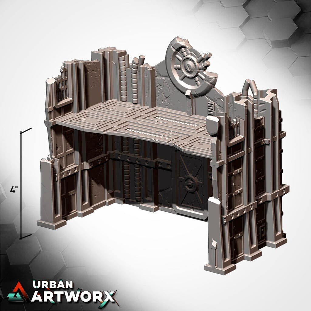 Tabletop Gelände - Txarli Factory - Grimdark Industrial Ruins Txarli Factory