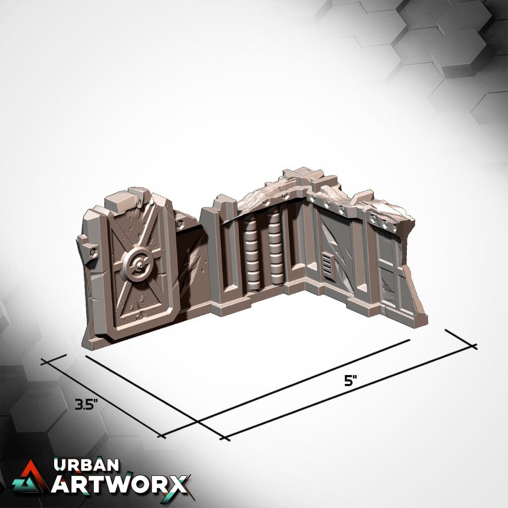 Tabletop Gelände - Txarli Factory - Grimdark Industrial Ruins Txarli Factory