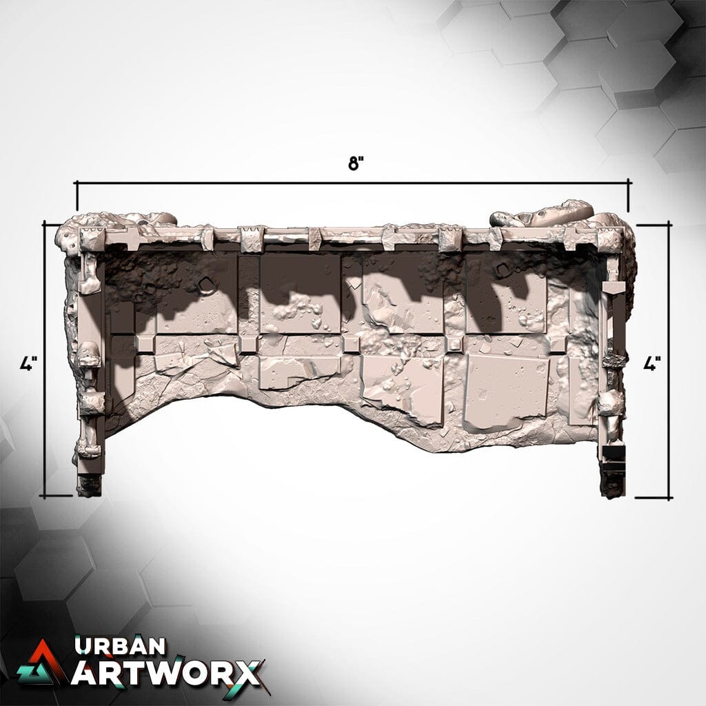 Tabletop Gelände - Txarli Factory - Grimdark Infected Ruins Txarli Factory