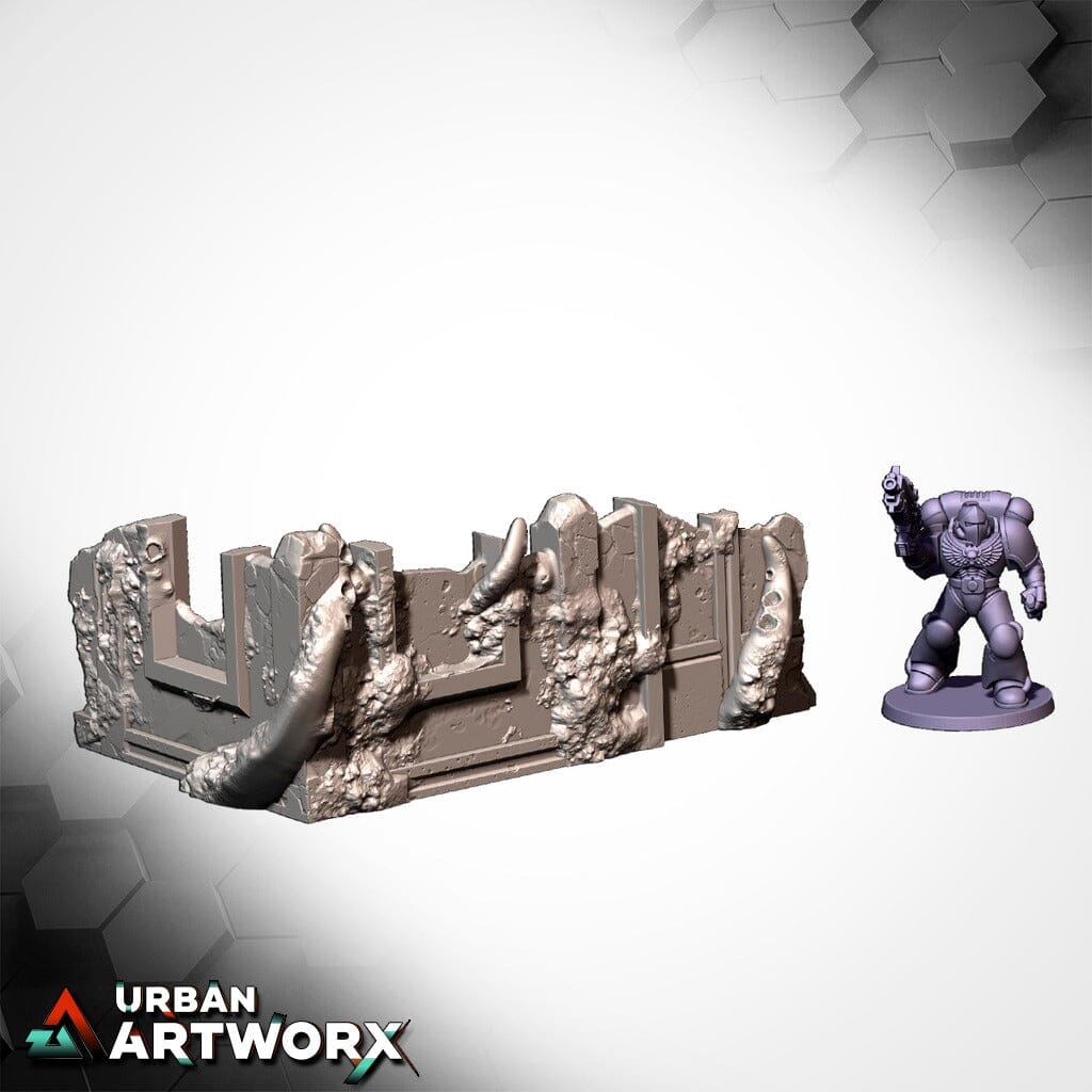 Tabletop Gelände - Txarli Factory - Grimdark Infected Ruins Txarli Factory