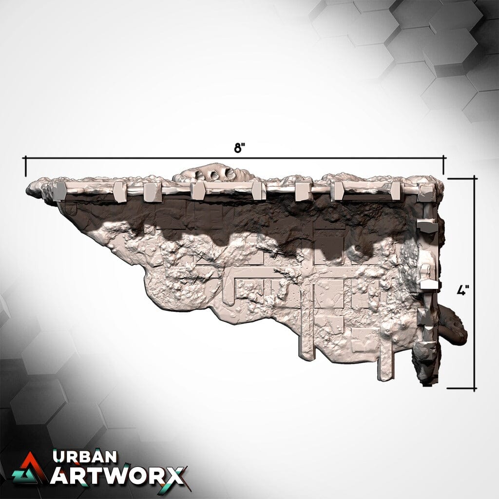 Tabletop Gelände - Txarli Factory - Grimdark Infected Ruins Txarli Factory