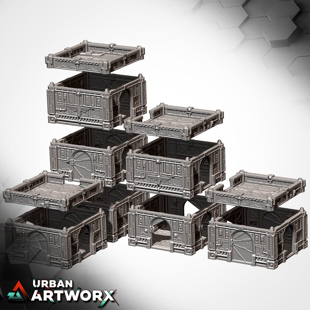 Tabletop Gelände - Txarli Factory - Hive City Txarli Factory