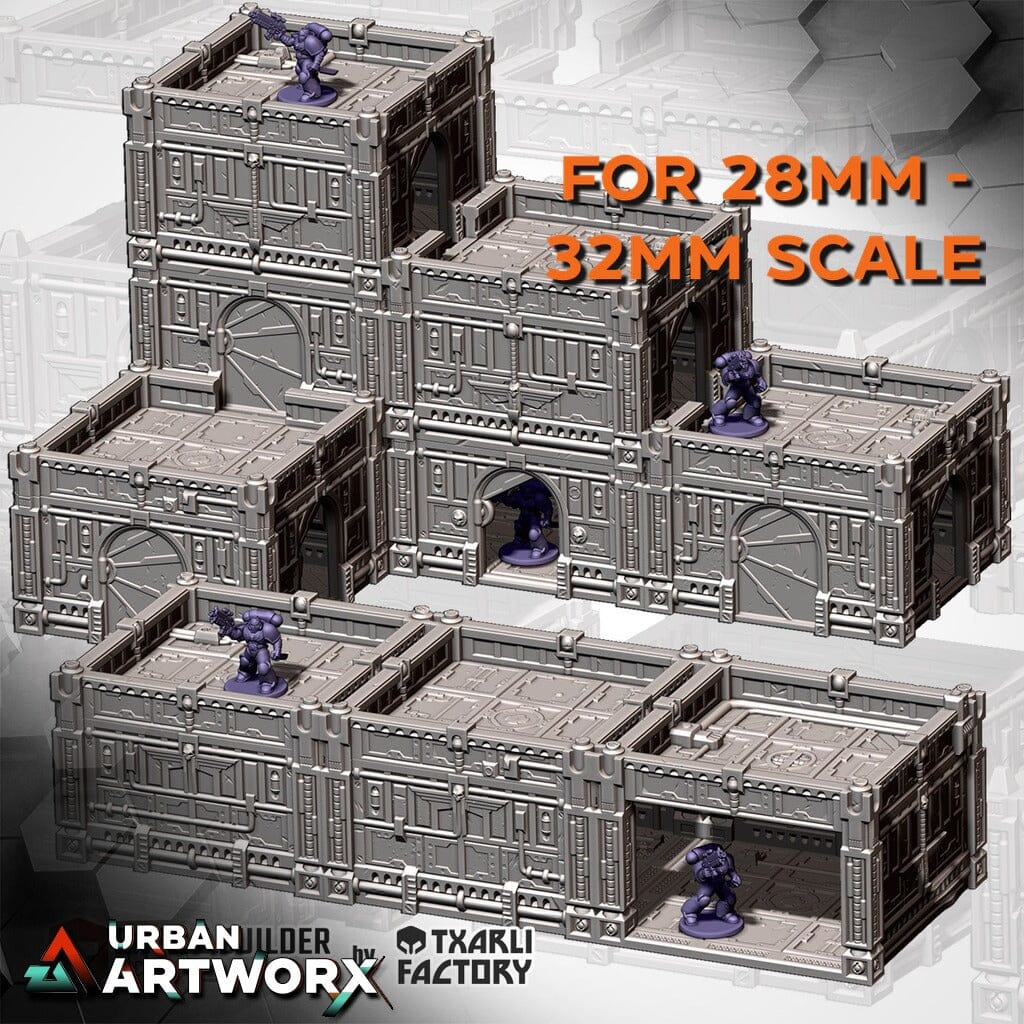 Tabletop Gelände - Txarli Factory - Hive City Txarli Factory Complete Set
