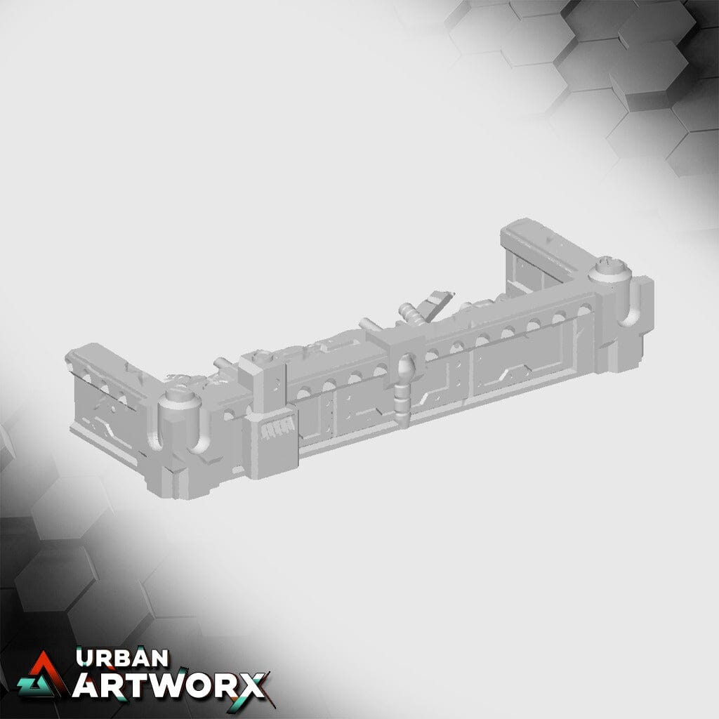 Tabletop Gelände - Txarli Factory - Hive City Txarli Factory Roof Broken Type C