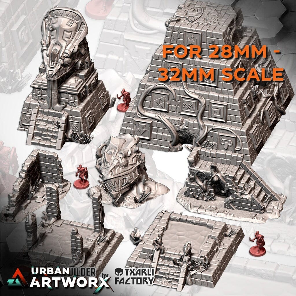 Tabletop Gelände - Txarli Factory - Lost City Txarli Factory Complete Set