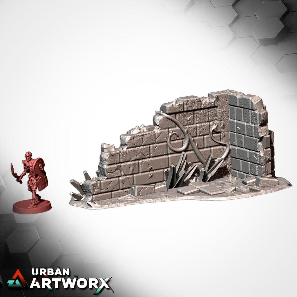 Tabletop Gelände - Txarli Factory - Lost City Txarli Factory Ruin 01