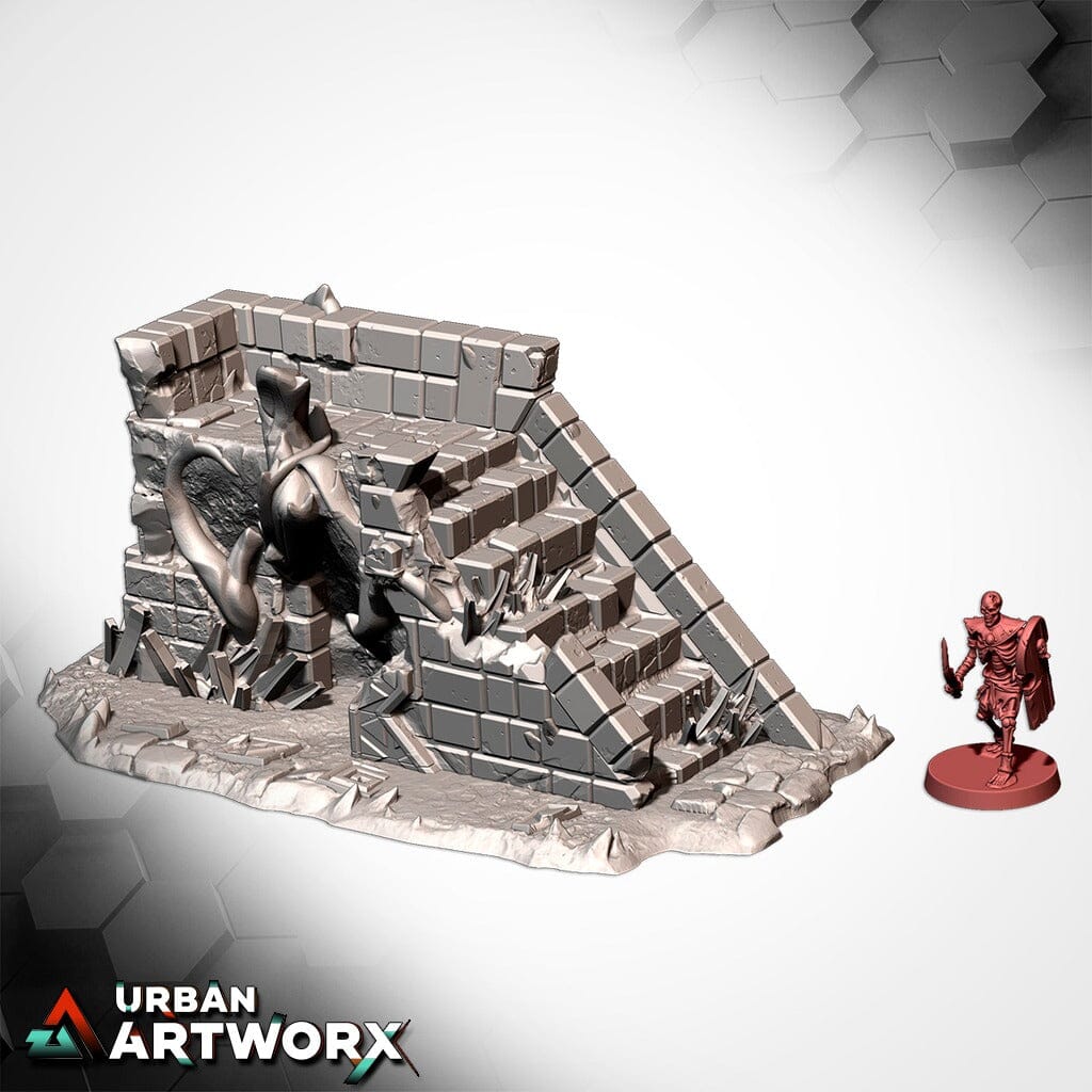 Tabletop Gelände - Txarli Factory - Lost City Txarli Factory Ruin 02