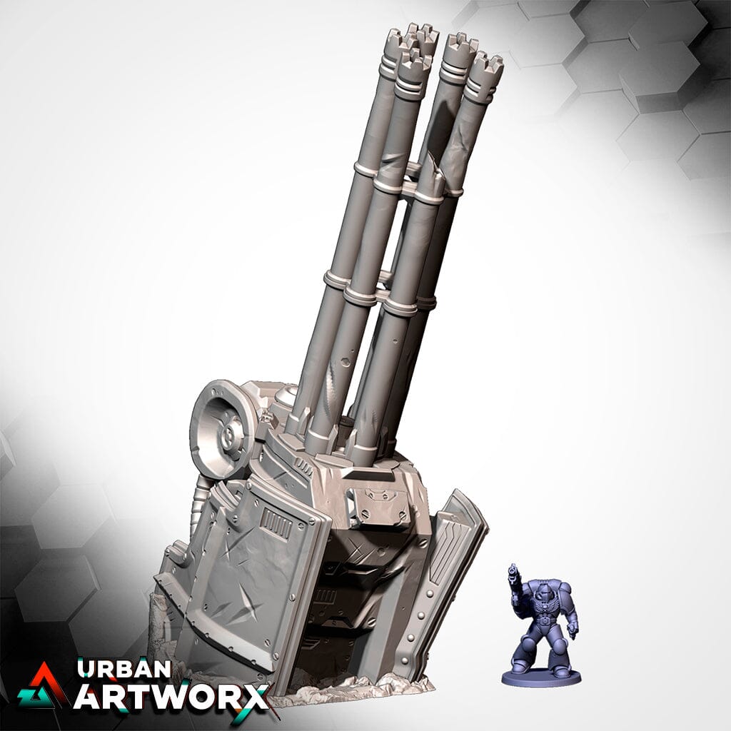 Tabletop Gelände - Txarli Factory - Mega Titan Destroyed Txarli Factory Titan Arm Weapon