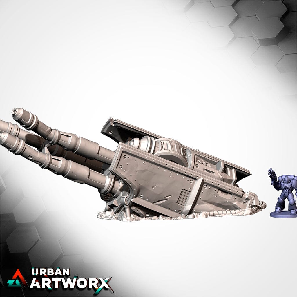 Tabletop Gelände - Txarli Factory - Mega Titan Destroyed Txarli Factory Titan Shoulder Weapon