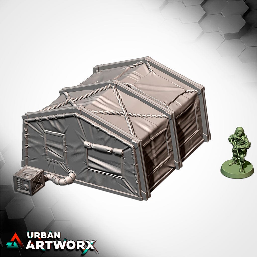 Tabletop Gelände - Txarli Factory - Military Barracks Txarli Factory Barrack 07