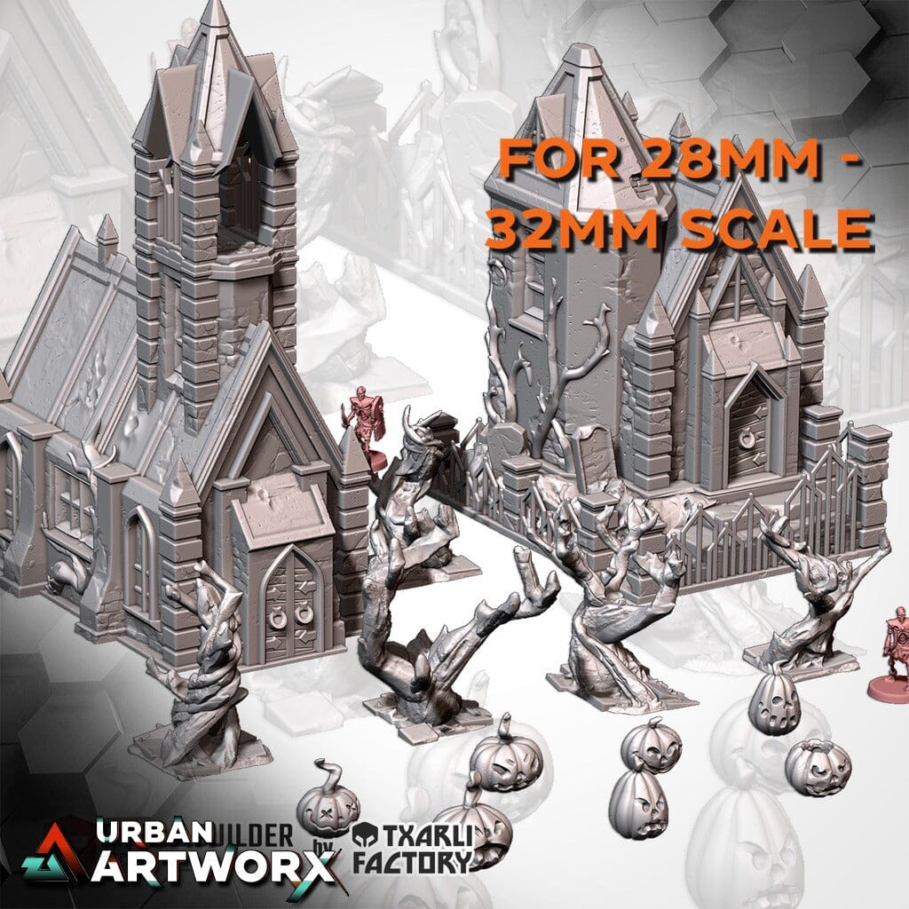 Tabletop Gelände - Txarli Factory - Night of the Living Dead Txarli Factory Complete Set