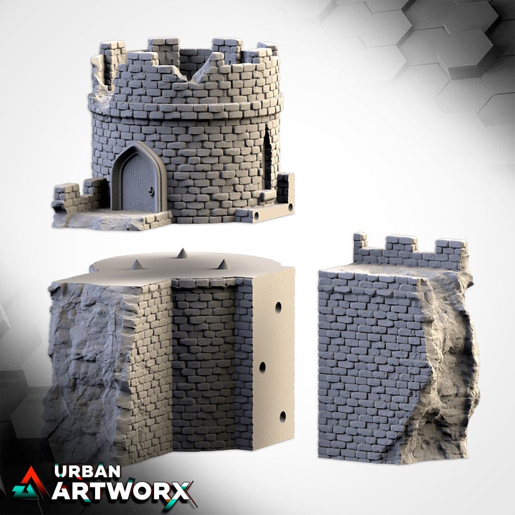 Tabletop Gelände - Txarli Factory - Ruined Castle Txarli Factory