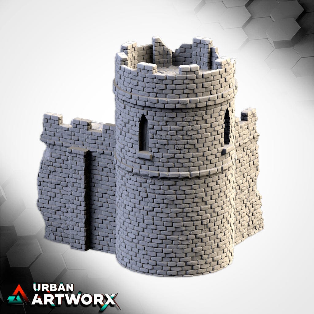 Tabletop Gelände - Txarli Factory - Ruined Castle Txarli Factory