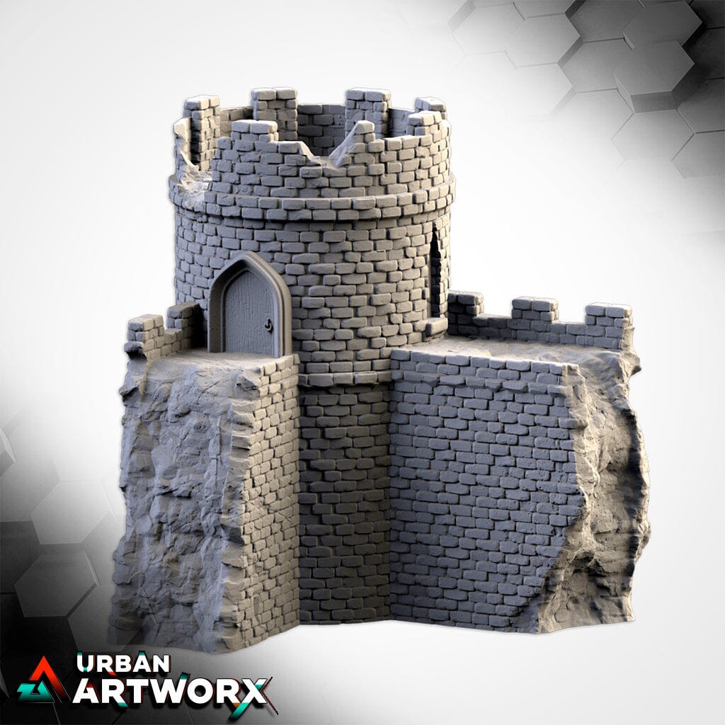Tabletop Gelände - Txarli Factory - Ruined Castle Txarli Factory Piece 1
