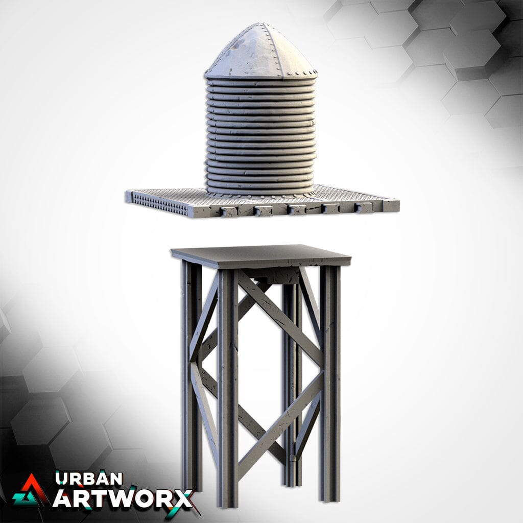 Tabletop Gelände - Txarli Factory - Silos & Tanks Txarli Factory