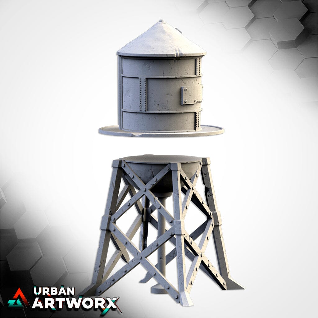 Tabletop Gelände - Txarli Factory - Silos & Tanks Txarli Factory