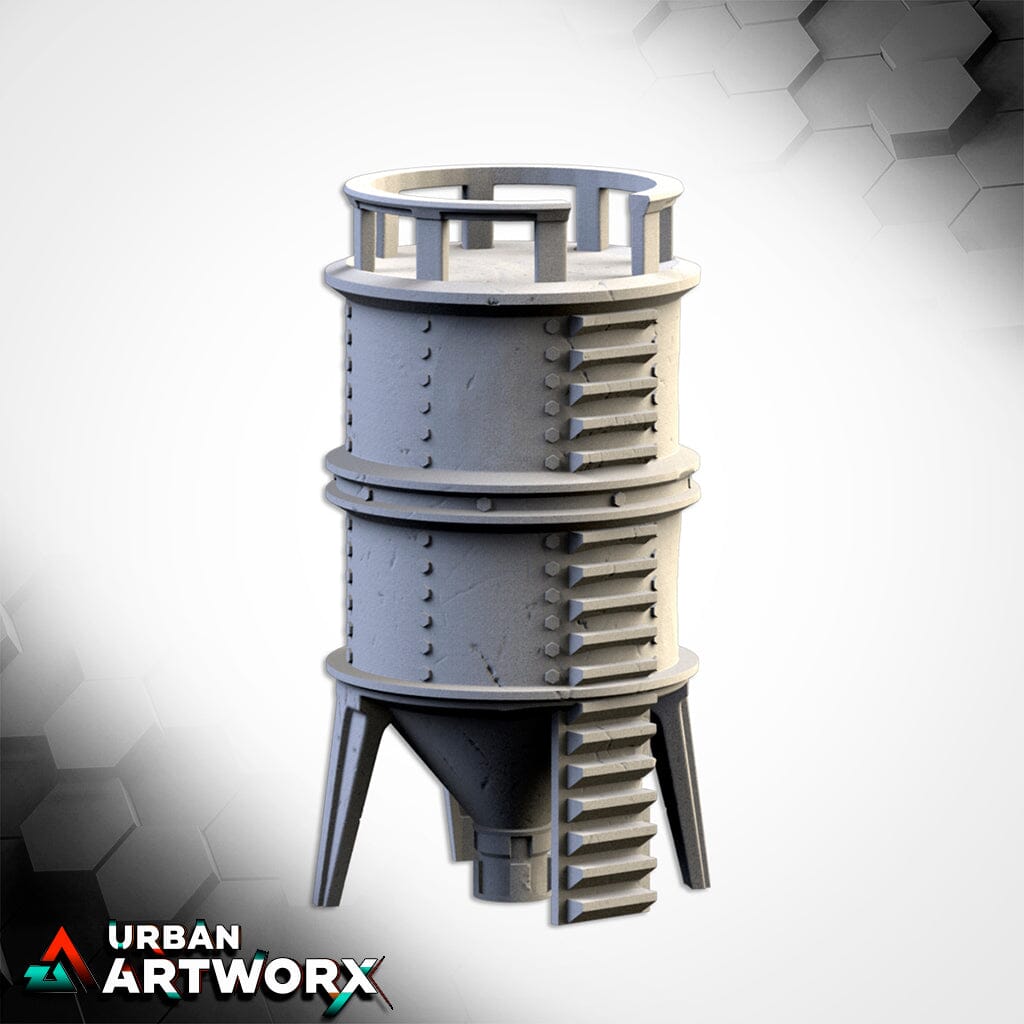 Tabletop Gelände - Txarli Factory - Silos & Tanks Txarli Factory Silo 04