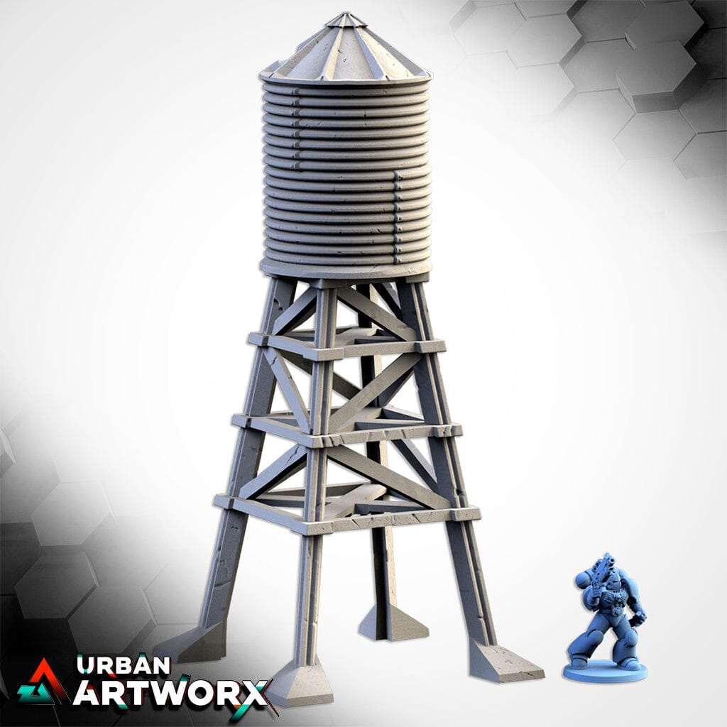 Tabletop Gelände - Txarli Factory - Silos & Tanks Txarli Factory Silo 05