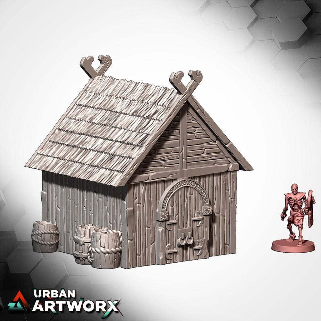Tabletop Gelände - Txarli Factory - Village of Middle Earth Txarli Factory House 01