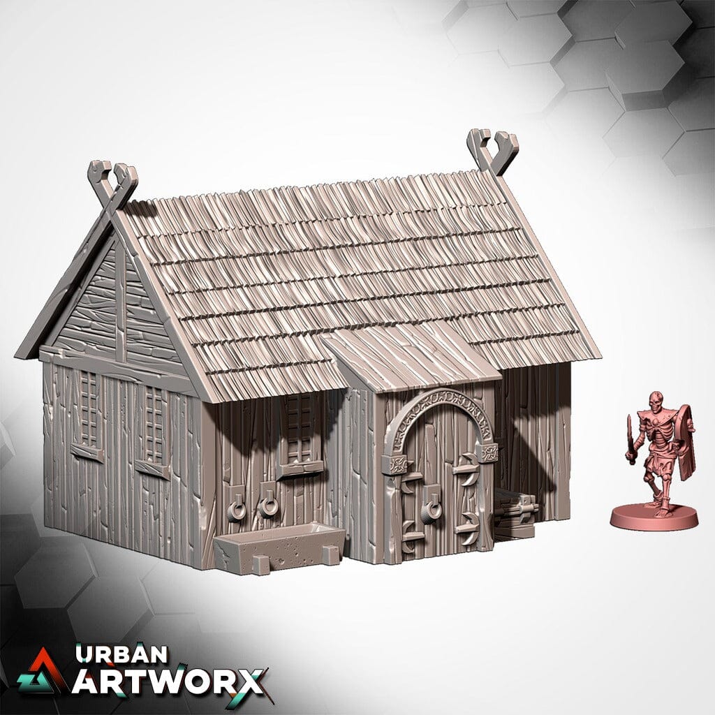 Tabletop Gelände - Txarli Factory - Village of Middle Earth Txarli Factory House 02